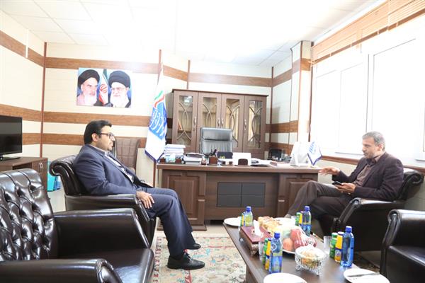 جلسه مشترک دکتر مرادی نماینده محترم مجلس شورای اسلامی با دکتر عسکری زاده مدیر ارشد وزارت ارتباطات و فناوری اطلاعات در استان